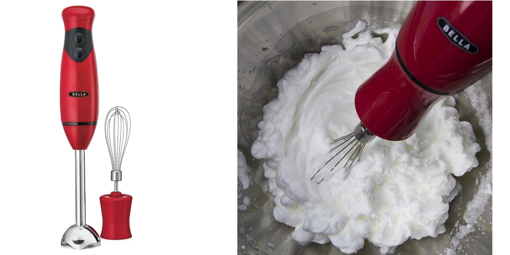 Bella Hand Immersion Blender With Whisk Attachment Only 16.92
