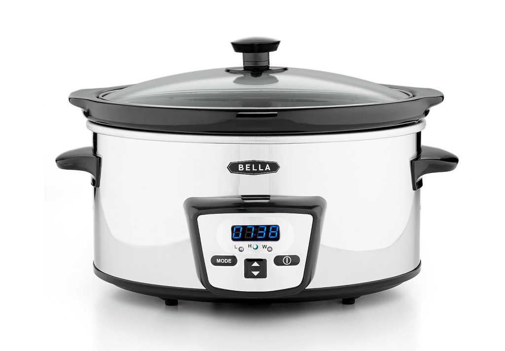 Bella 5 Qt Programmable Polished Stainless Steel Slow Cooker—19.99! Common Sense With Money