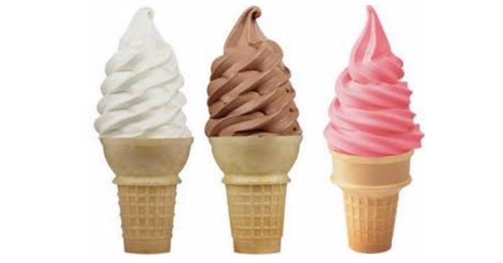 soft serve ice cream cone