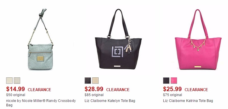 jcpenney purses clearance