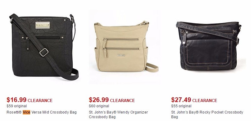 jcpenney bags clearance