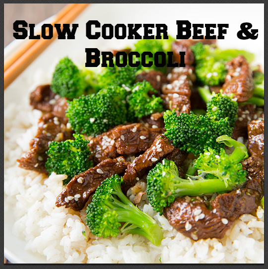 Family Favorite - Slow Cooker Beef & Broccoli Dinner! - Freebies2Deals