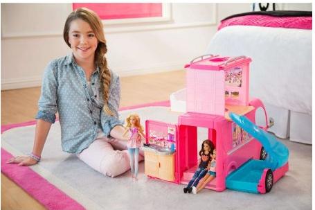 barbie pop up camper walmart