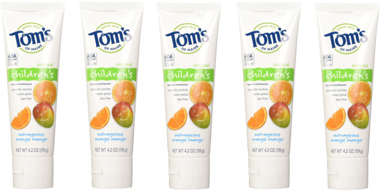 orange mango toothpaste