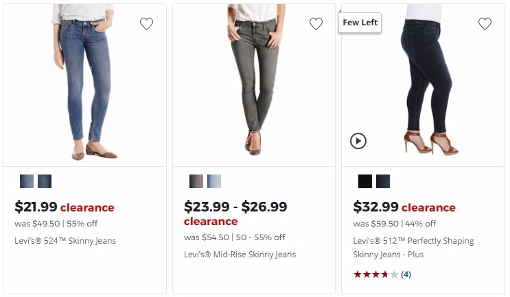 levi's on sale at jcpenney