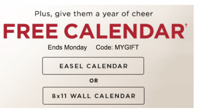 FREE Calendar Offer From Shutterfly Ends Today! Just Pay Shipping