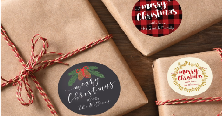 Personalized Holiday Gift Labels (Set of 24) Only $5.49! (Reg. $12 ...