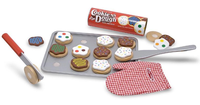 Melissa & Doug Slice and Bake Wooden Cookie Play Food Set ...