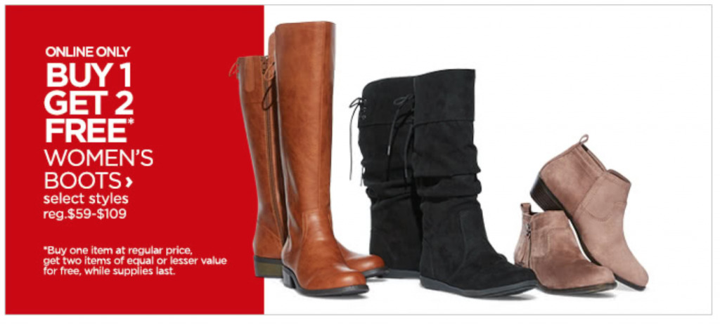 jcpenney sale boots