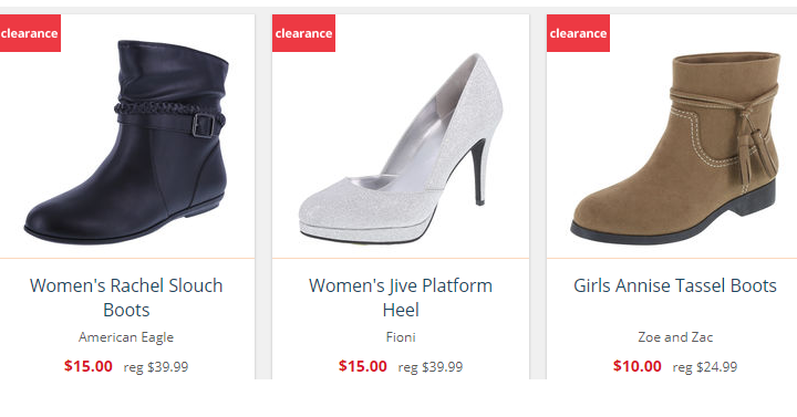Payless Shoes: $10 Clearance 