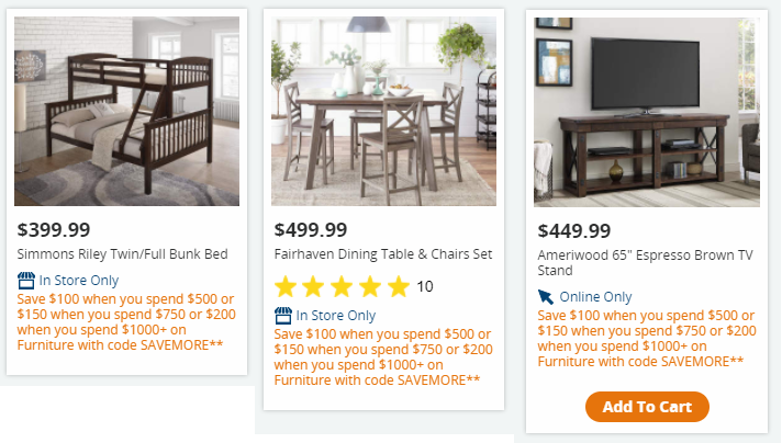 Awesome Deals On Furniture At Big Lots With Up To 200 Off Coupon