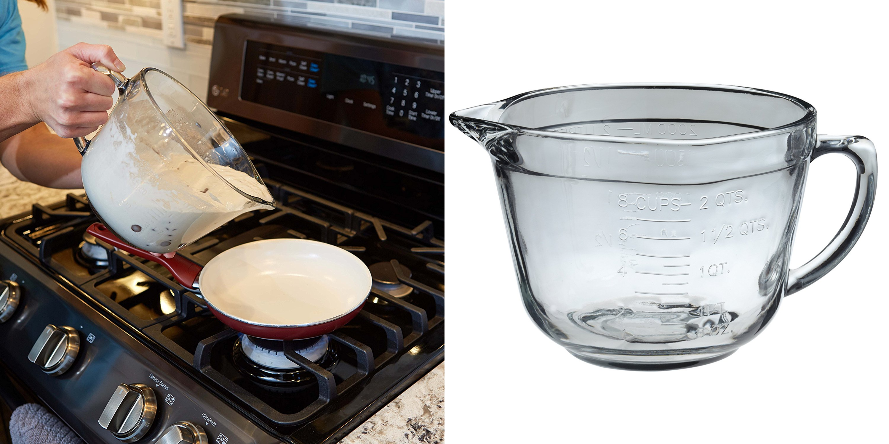 Anchor Hocking 8 Cup Glass Measuring Bowl Only $13.54