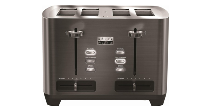 Two Slot Four Slice Toaster