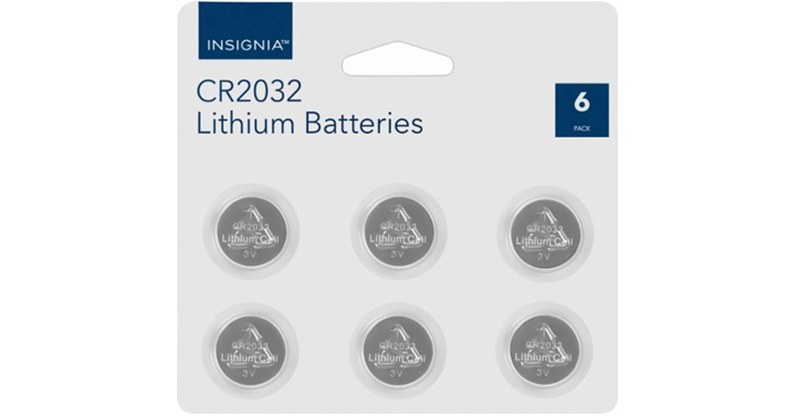 Insignia Cr2032 Batteries 6 Pack Just 6 49 Common Sense With