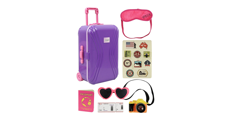 american doll suitcase set