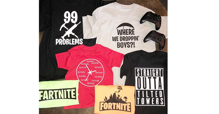 Hot Fortnite Tees Adult Kids 15 Styles From Jane Just 12 99 - fortnitetees png