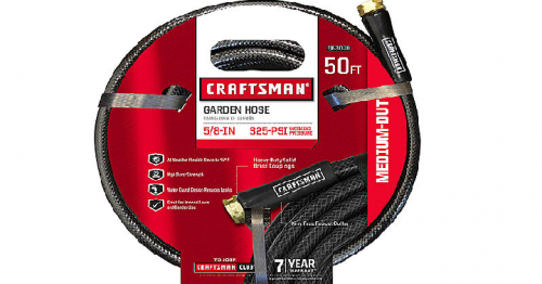 Craftsman Medium Duty 5/8″ x 50′ Garden Hose Only $9.99! (Reg. $16