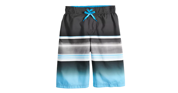 kohls boys swim trunks