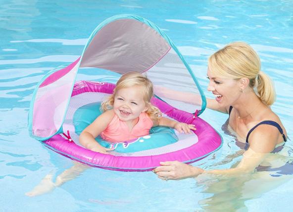 swimways baby spring float sun canopy