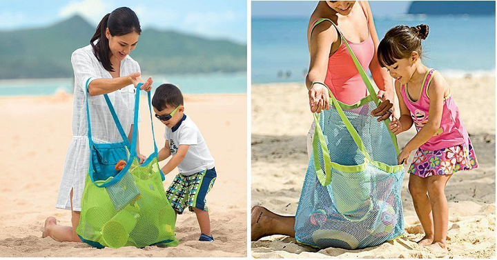large mesh beach bag