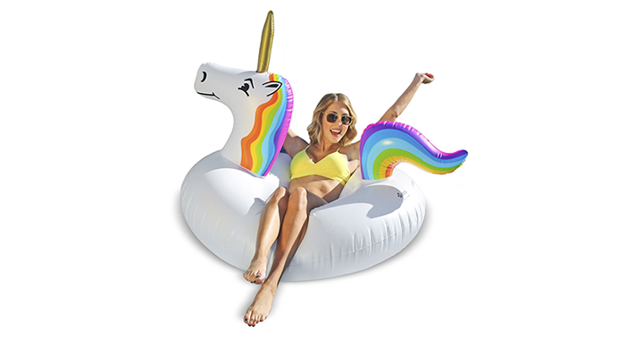 Gofloats Unicorn Party Tube Inflatable Float Just 1999 Freebies2deals