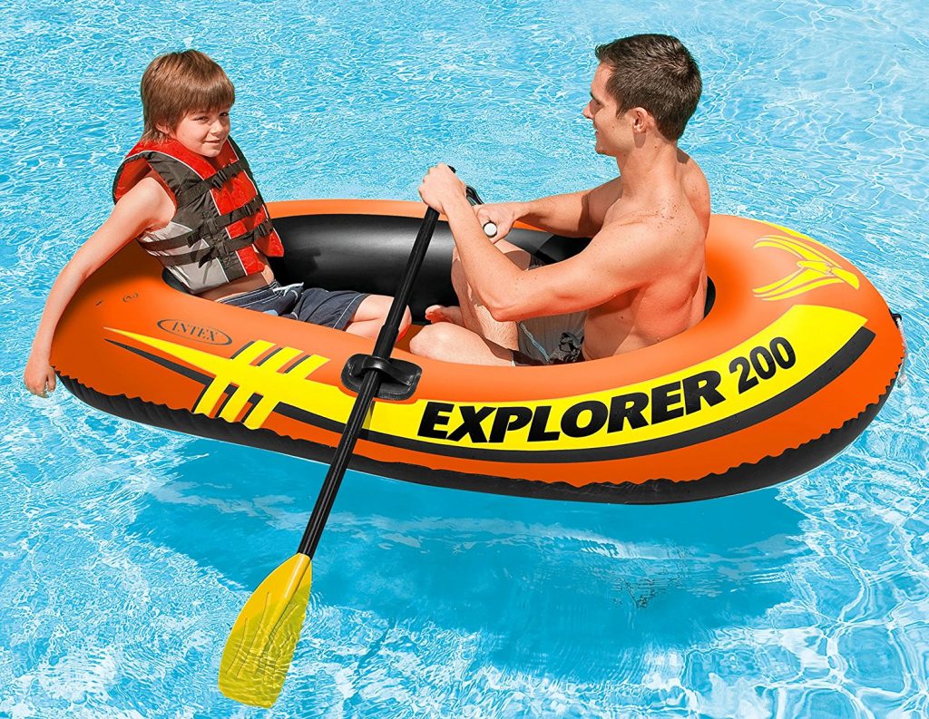 explorer 300 orange raft