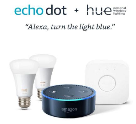 echo dot philips hue