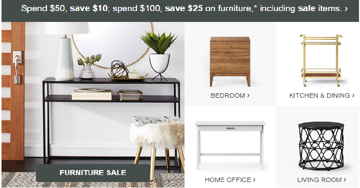 target furniture sale