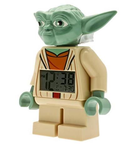 LEGO Star Wars Yoda Kids Minifigure Light Up Alarm Clock – Only $11 ...