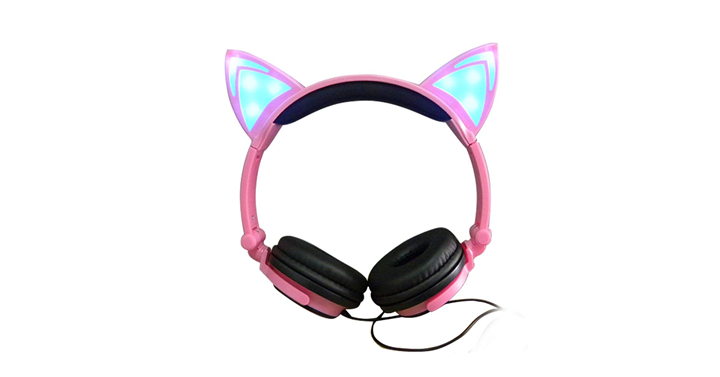 Cat Ear Headphones with Glowing Lights – Just $16.99! - Common Sense ...
