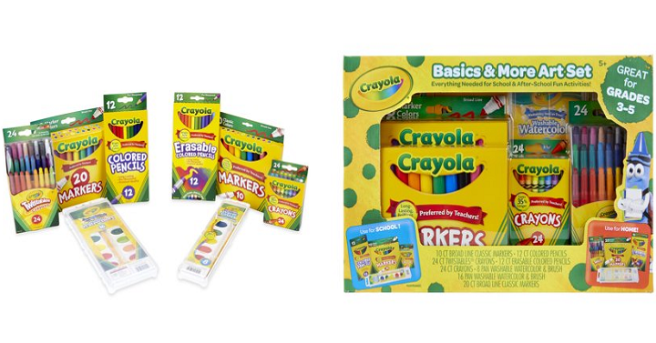 Crayola Basics and More Art Set - Walmart.com