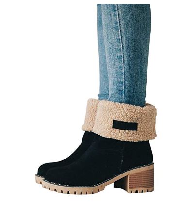 cute fuzzy boots