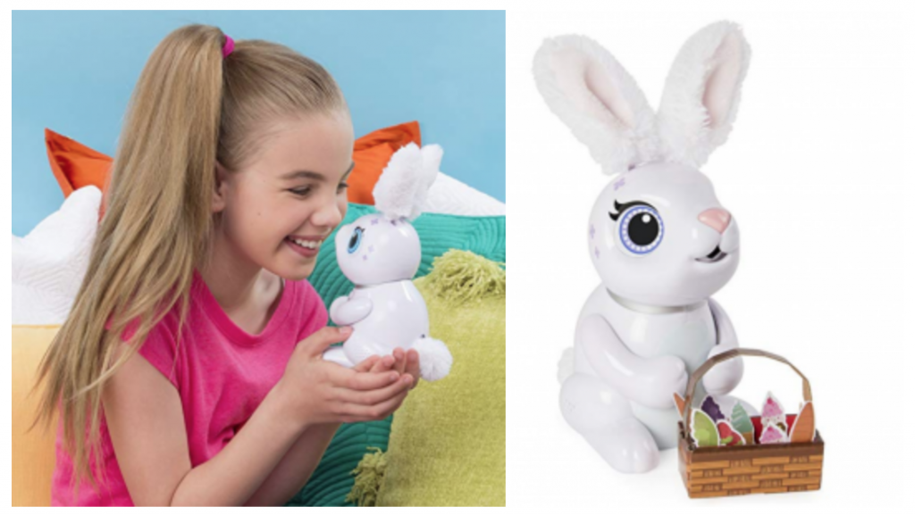 Zoomer  Hungry Bunnies Chewy Interactive Robotic Rabbit That  Eats Easter Gift! 