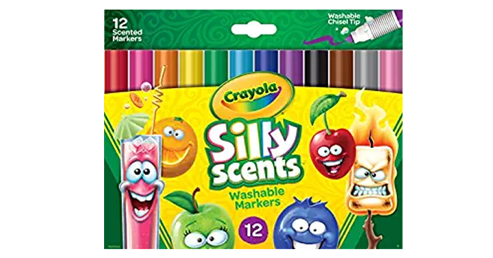 Crayola Silly Scents, Washable Scented Markers, 12 Ct - Just $3.99 ...