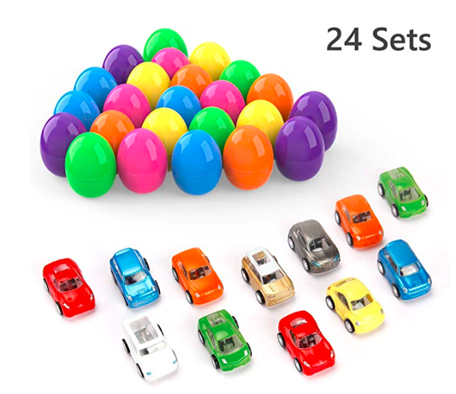 Easter Eggs Filled with Popular Mini Toy Cars 19.99 Freebies2Deals