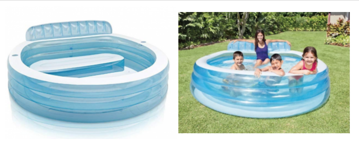 intex swim center family inflatable lounge pool