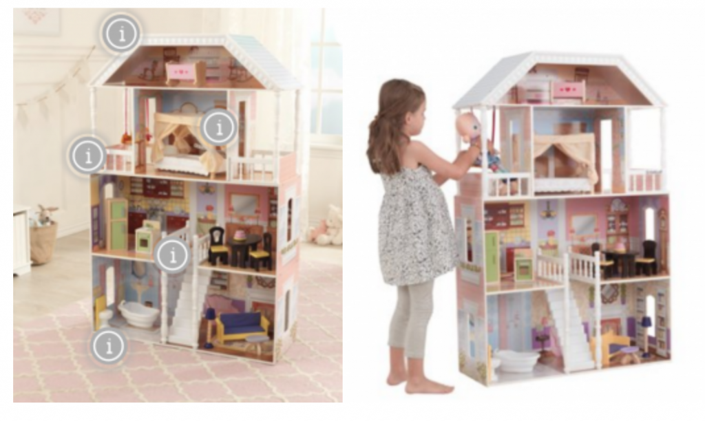 kidkraft savannah dollhouse with 13 accessories included