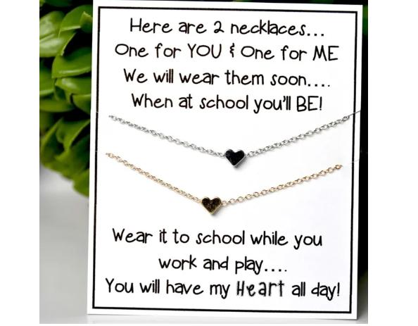 Super Back to School Heart Necklaces – Only $4.99! - Pinching Your Pennies SY-49