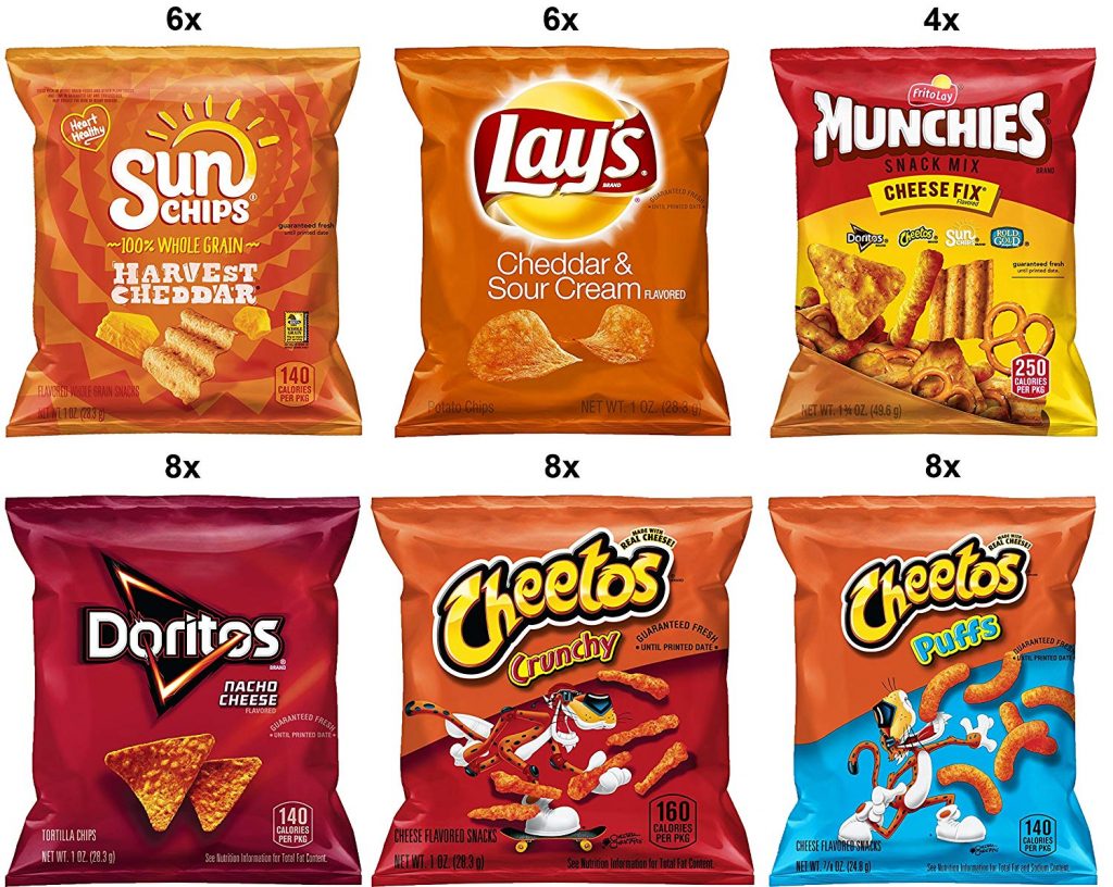 Frito-Lay Cheesy Mix Variety Pack, 40 Count Just $10.16! - Common Sense ...