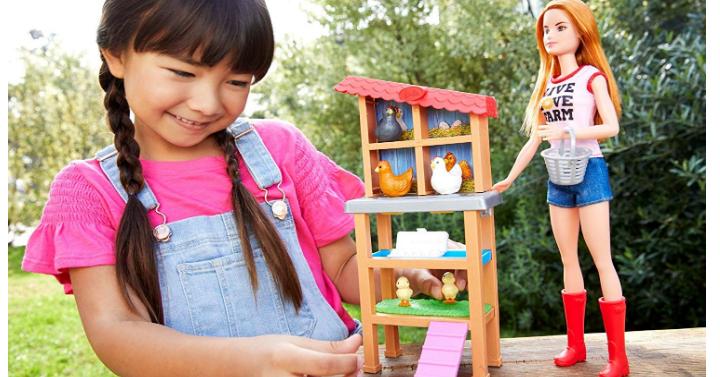 barbie chicken farmer doll & playset stores