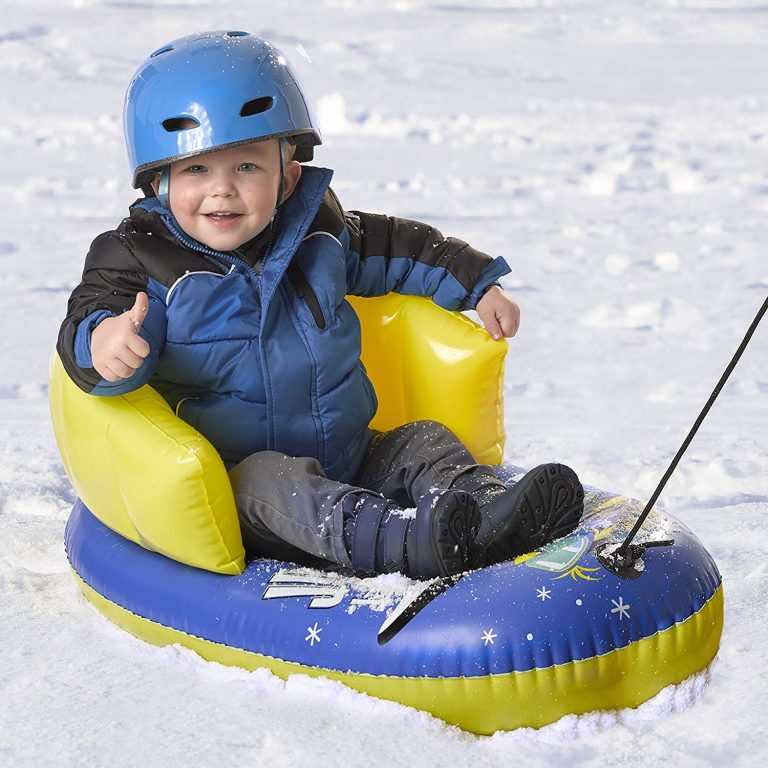 Pipeline Sno Inflatable Kids Snow Tube with High Back Seat Only $5.55 ...
