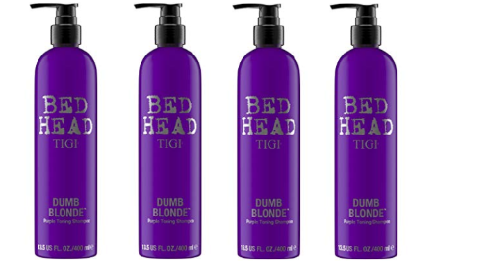 Bed Head Dumb Blonde Purple Toning Shampoo - wide 2