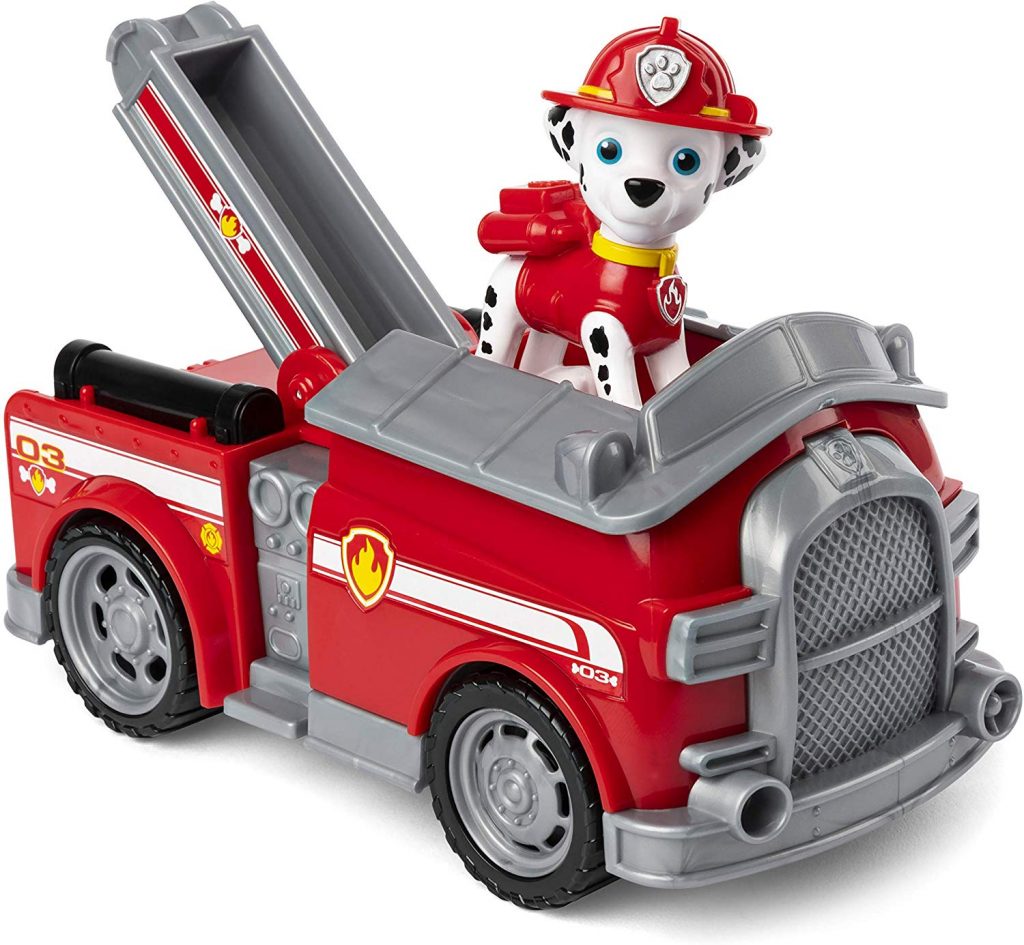 MEGA BLOKS Paw Patrol Marshall's City Fire Rescue Toy Building Set With 32  Jr. Bricks, Marshall and Zuma Figures, Gift Set For Boys and Girls, Ages 3+