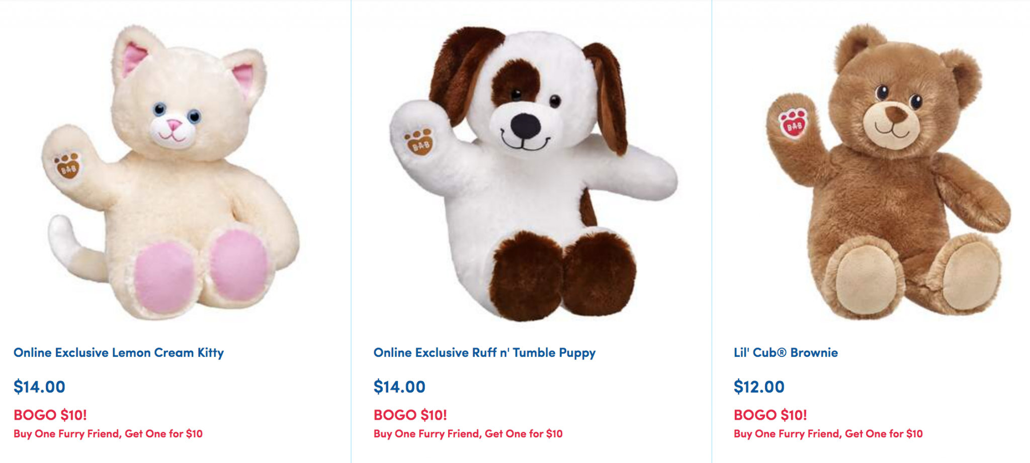 Build-A-Bear: Buy One Get One For $10.00 Online & In-Store ...