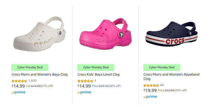 Amazon: Crocs Shoes Over 50% Off 
