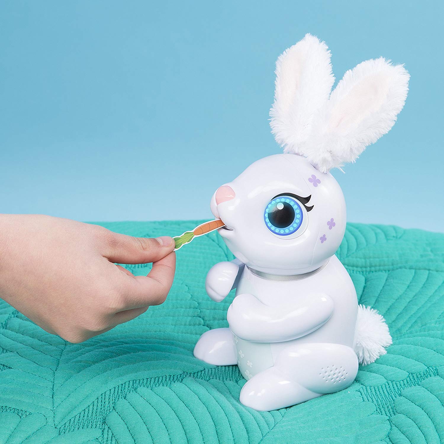 Zoomer Hungry Bunnies Chewy Interactive Robot Bunny Only $11.53 ...
