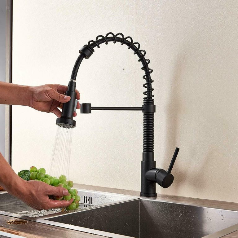 Matte Black Pull Out Sprayer Kitchen Sink Faucet Just $43.20! - Common ...