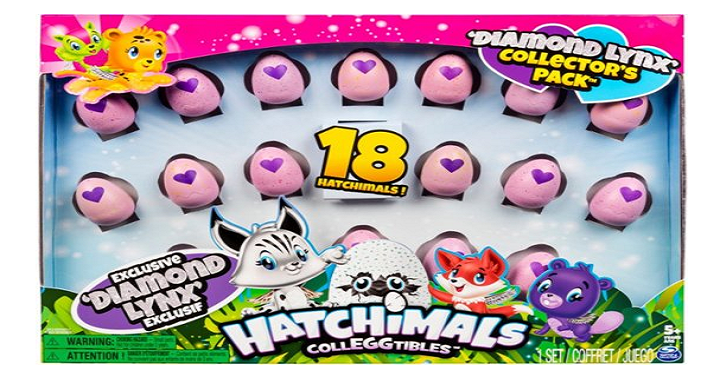 Hatchimals CollEGGtibles Diamond Lynx Collector's Pack 18 Pack 