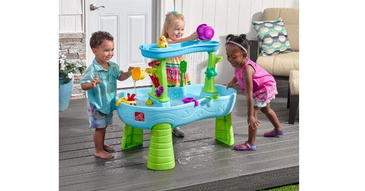 rain showers splash pond water table playset