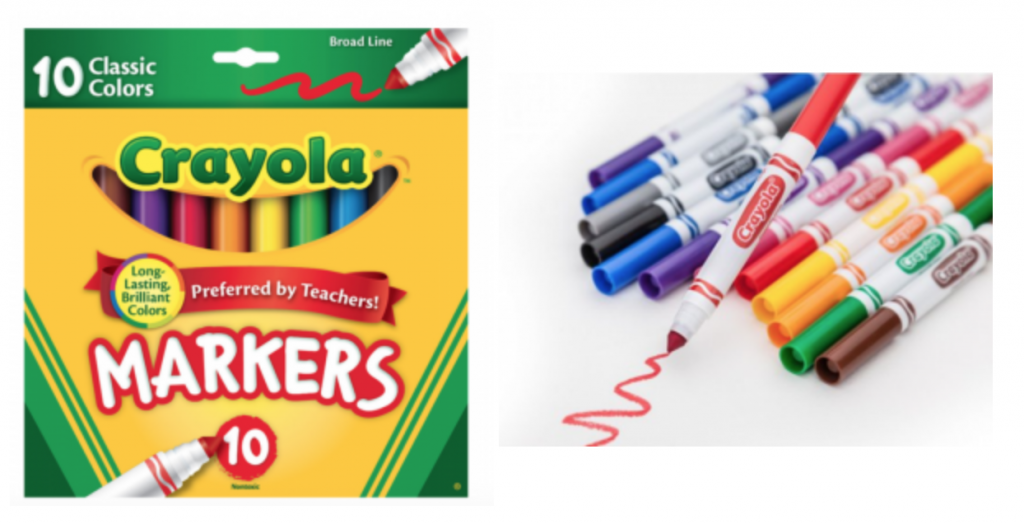Crayola Marker Set, 10-Colors Just $0.97! - Common Sense With Money